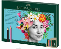 Faber-Castell Polychromos - set 23 incl pitt grafiet mat