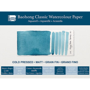 Baohong classic watercolour paper - cold pressed - 15x21