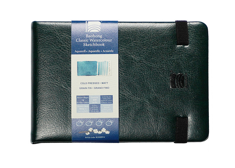 Baohong classic watercolour sketchbook - cold pressed - 9x14