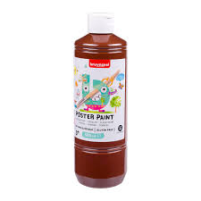 Bruynzeel plakkaatverf 500ml - 400 bruin