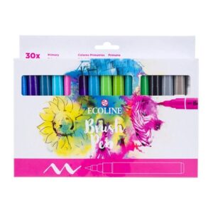 Ecoline brushpen - set 30 primair