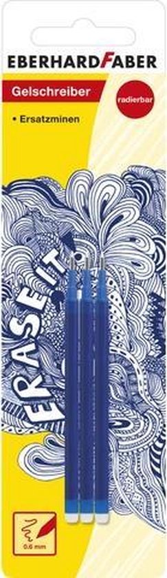 Erase It - gelpen navulling - blauw