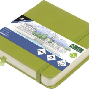 Kangaro schetsboek - 12x12 lime groen