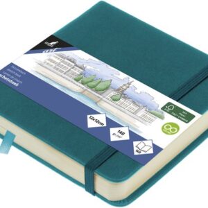 Kangaro schetsboek - 12x12 turquoise