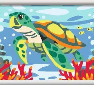 Ravensburger schilder op nummer - 18 x 24 - 7+ Zeeschildpad