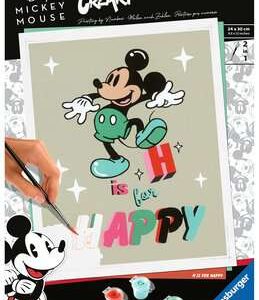 Ravensburger schilder op nummer CreArt - Happy Mickey