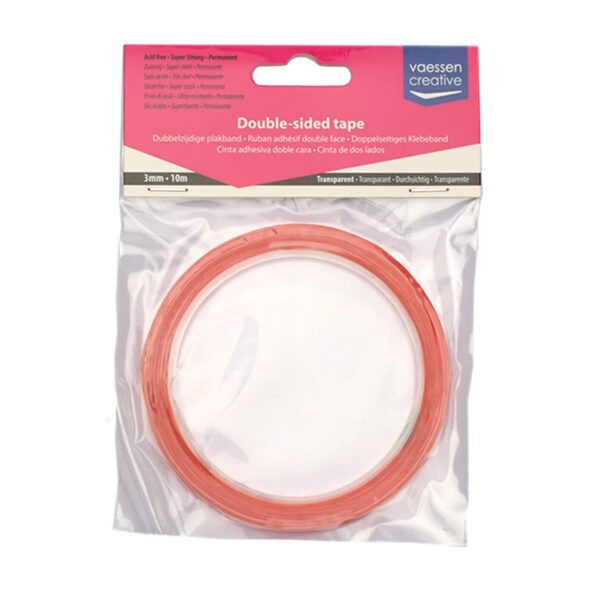 Vaessen Creatieve dubbelzijdig plakband 3mm - extra strong