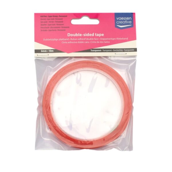 Vaessen Creative dubbelzijdig plakband - 6mm - extra strong