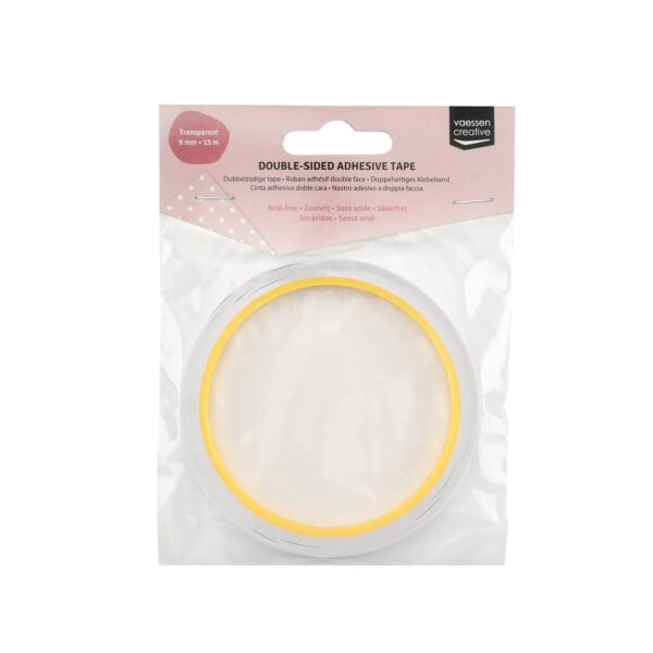 Vaessen Creative dubbelzijdig plakband - 9 mm