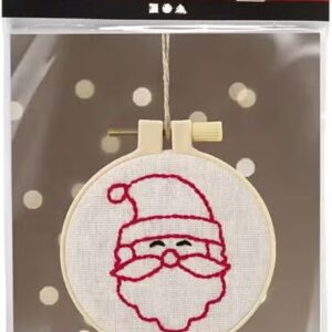 CCHobby mini creative kit - borduren kerstman