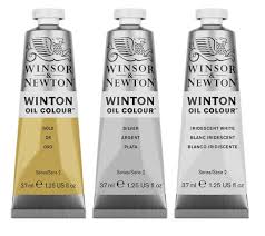 Winsor & Newton Winton olieverf 37ml - set 3x metallic