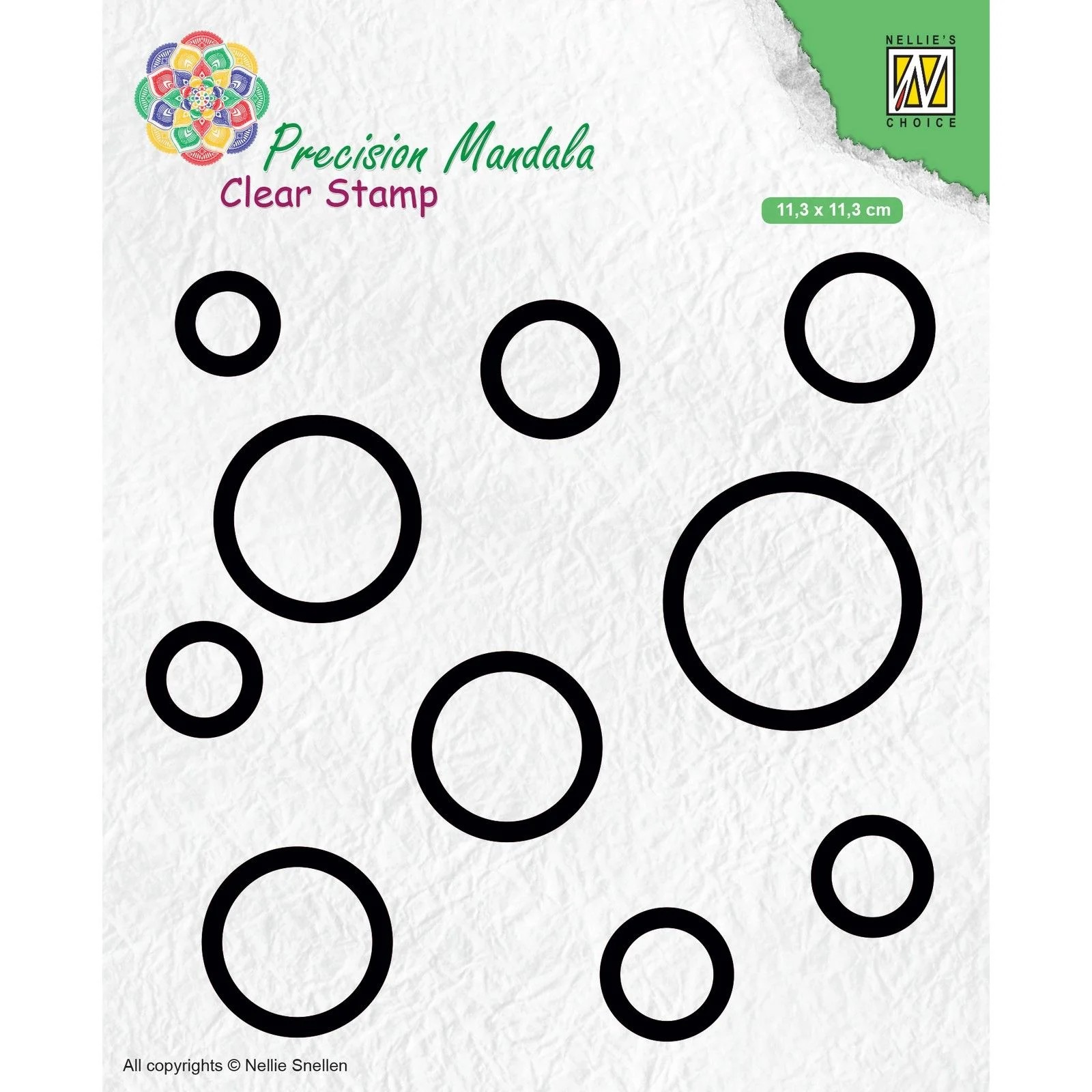 Nellie's choice clearstamp - Precision Mandala Clear Stamps Circles