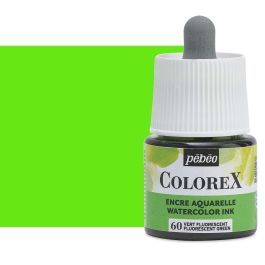 Pebeo colorex 45ml - 60 vert fluorescent