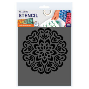 Qbix sjabloon A5 - mandala 13