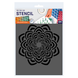 Qbix sjabloon A5 - mandala 9