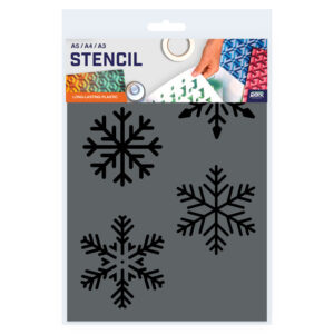 Qbix sjabloon A5 - snowflakes