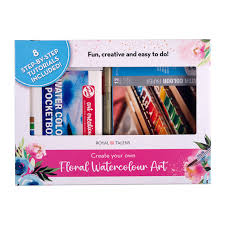 Royal Talens - Floral watercolour art Set