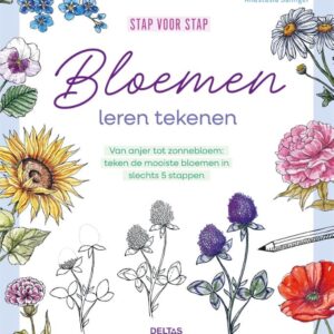 Stap voor stap bloemen leren tekenen - Anastasia Sälinger
