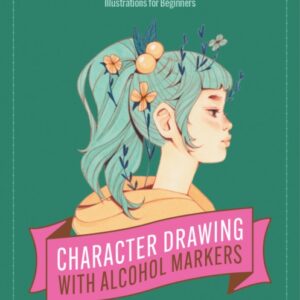 Character drawing with alcohol markers - Lidia Cambón