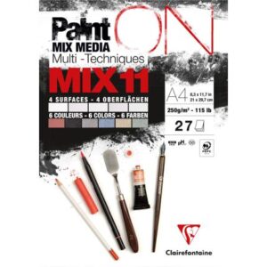 Clairefontaine Paint on - Mix11 A4 250gr