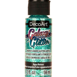 DecoArt - Galaxy Glitter Acrylverf 59ml - Aqua Meteor