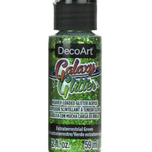 DecoArt - Galaxy Glitter Acrylverf 59ml - Extraterrestrial Green
