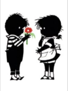 Ansichtkaart PC4598 - Hond met rode band