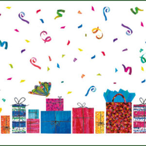 Ansichtkaart PC6088- Party, the very hungry caterpillar, Eric Carle