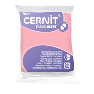 Cernit number 1 - transparant kwartsroos 56gr