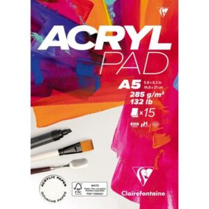 Clairefontaine acrylpad - 285gr A5
