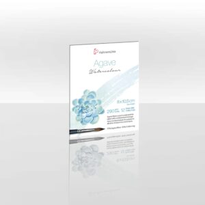 Hahnemhle aquarelpapier - Agave 290gr 8x10.5cm