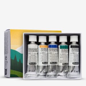 Schmincke Horadam gouache - set mountain top 5 x 5ml