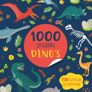 1000 stickers dino's