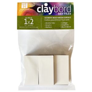 Ampersand - Claybord 2,5x5 16 stuks