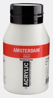 Amsterdam acryl 1000ml - 104 zinkwit