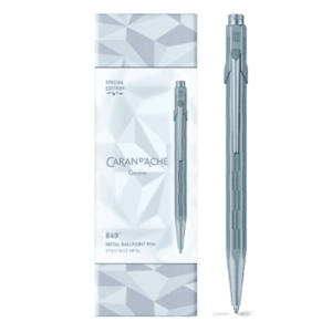 Caran d'ache 849 metal ballpoint pen - blauw