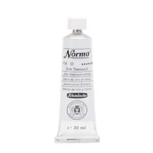 Schmincke Norma olieverf 35ml - 180 zinc titanium white