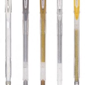 Uni-ball Signo - goud/zilver/wit