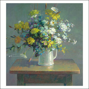 Wenskaart Henk Helmantel - Veldboeket - 15 x 15