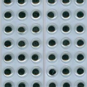 Wiebeloogjes zelfklevend - 15mm 48 stuks