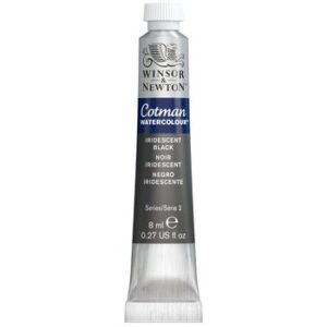 Winsor & Newton Cotman aquarelverf 8ml - 473 iridiscerend zwart