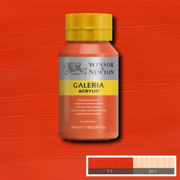 Winsor & Newton Galeria acryl 500ml - 090 cadmium orange hue