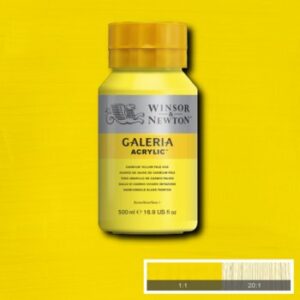 Winsor & Newton Galeria acryl 500ml - 114 cadmium yellow pale hue