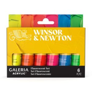 Winsor & Newton Galeria acryl - set 6 x 20ml fluorescent