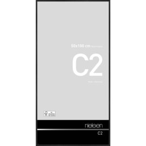 Wissellijst Nielsen C2 50x100 - brushed black matt - alleen afhalen Veenendaal