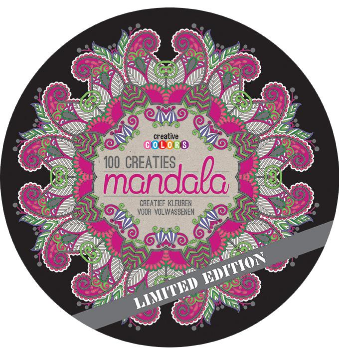 100 creaties mandala, creatief kleuren voor volwassenen