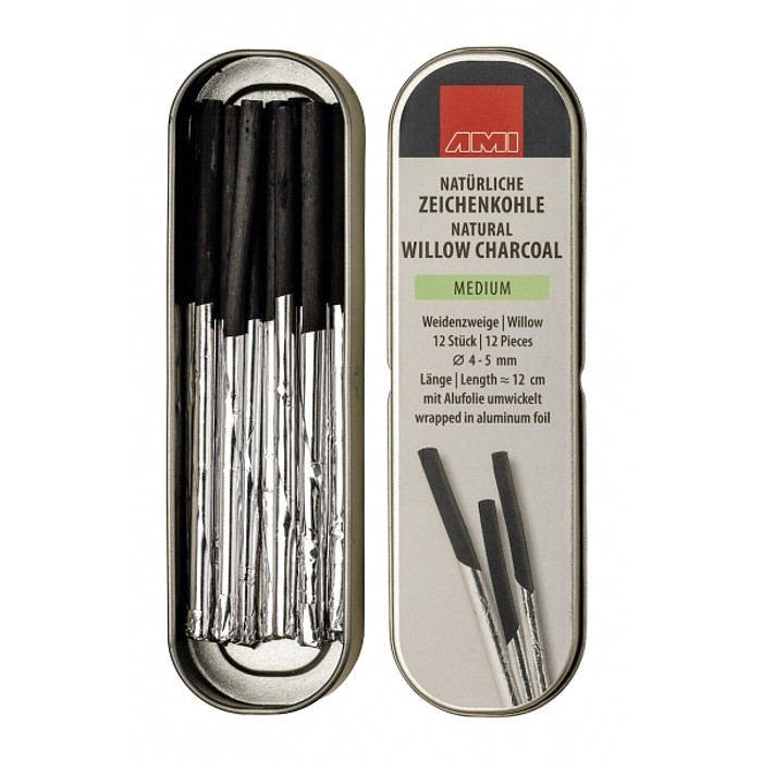AMI houtskool - willow medium 4/5mm
