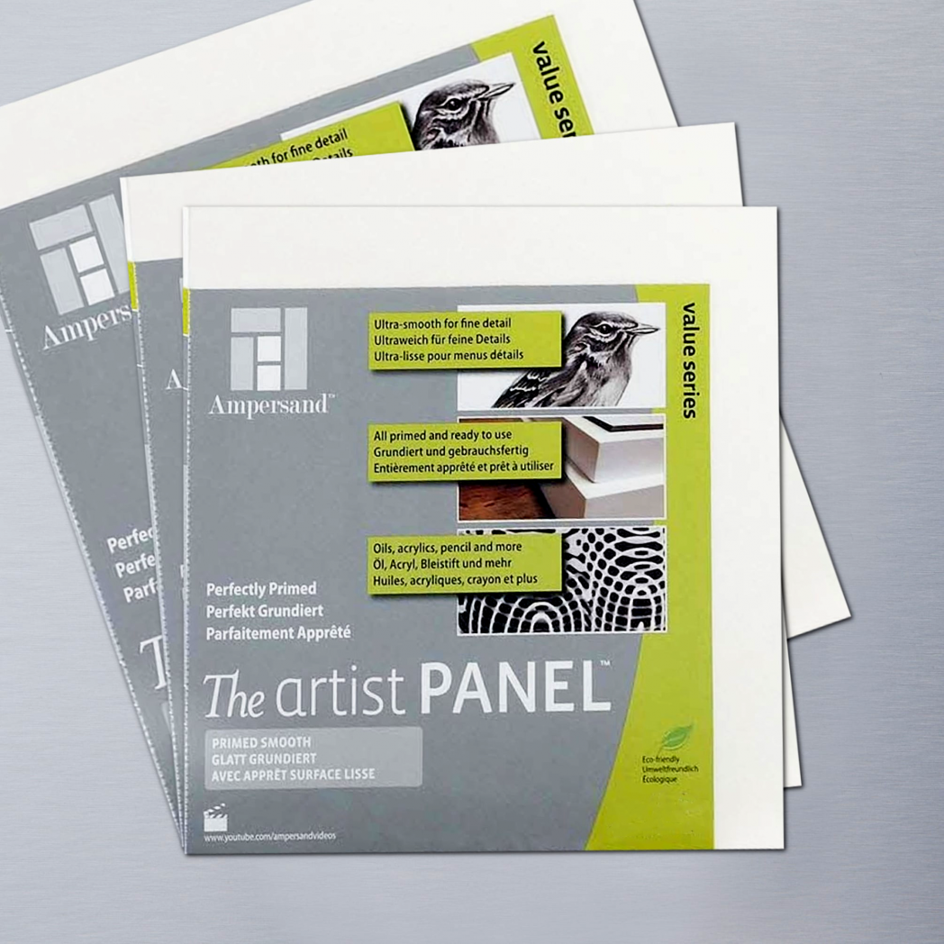 Ampersand - The artist panel primed smooth 20 x 20