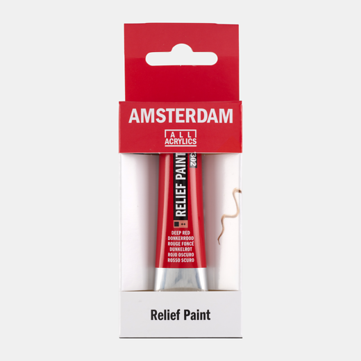 Amsterdam reliefpaint 20ml - 302 Diep rood