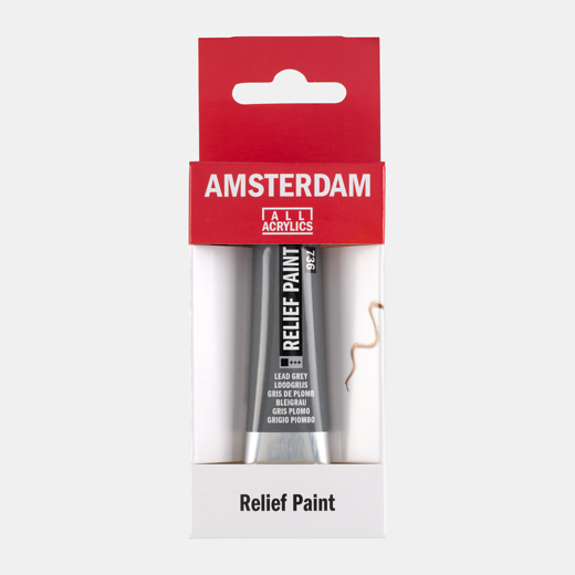 Amsterdam reliefpaint 20ml - 736 loodgrijs